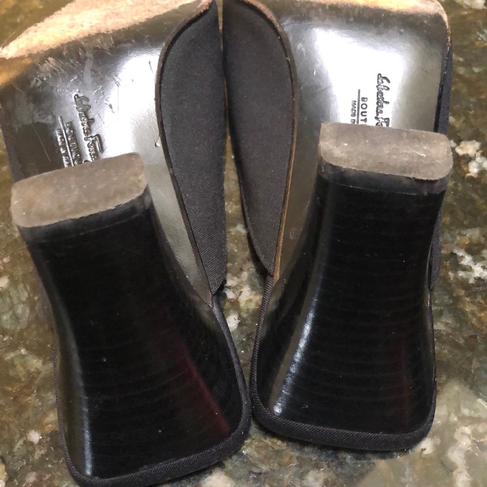 Salvador’s ferragamo women’s open toe 3” pumps 7 1/2 2 A - Picture 8 of 10